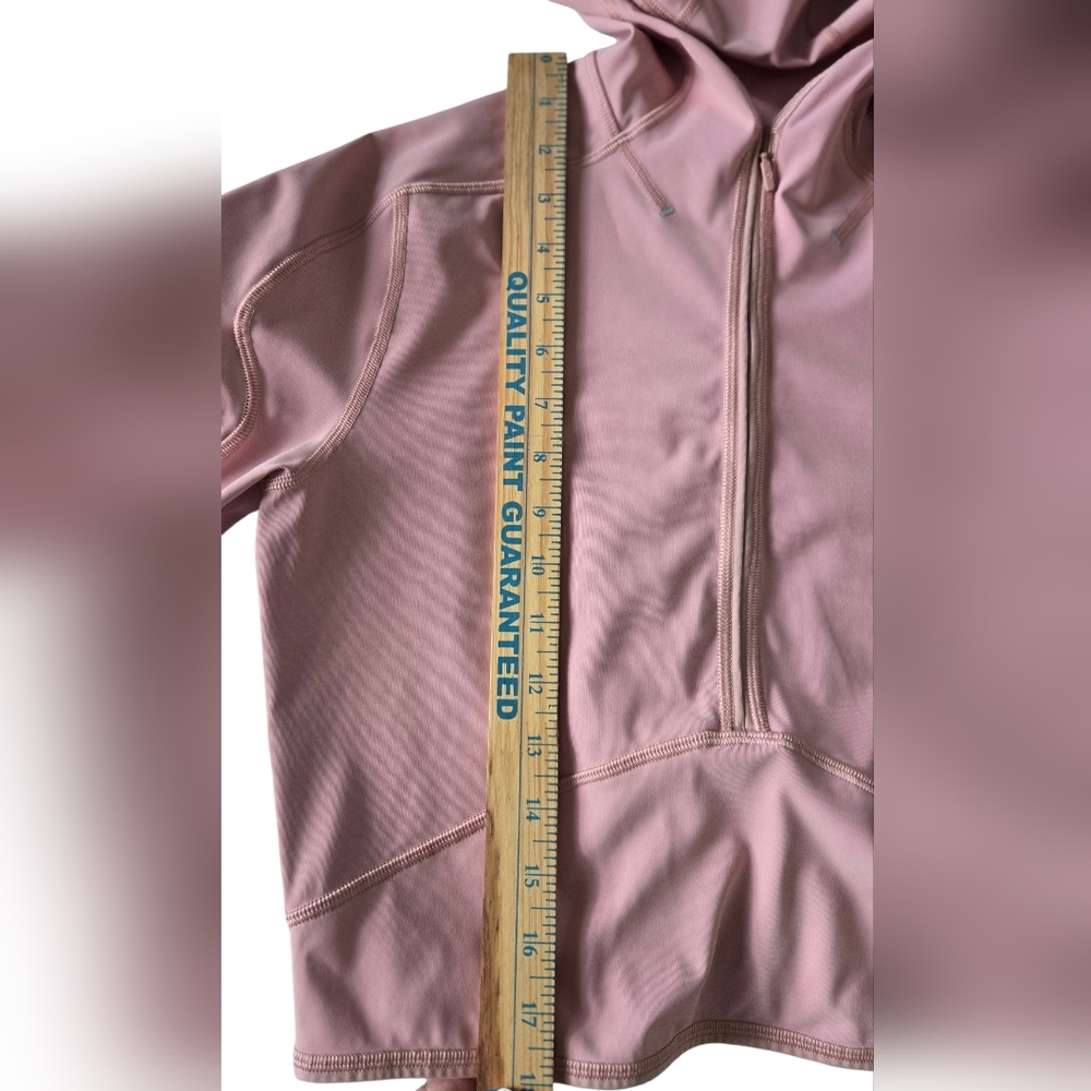 lululemon Break A Trail 1/2 Zip Pink Pastel Hooded Jacket - Picture 7 of 16